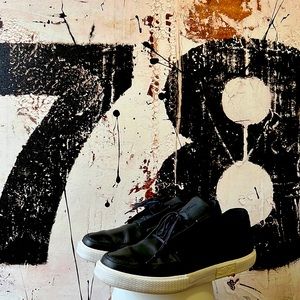 Jordan V5 Grown Low, Black with White sole